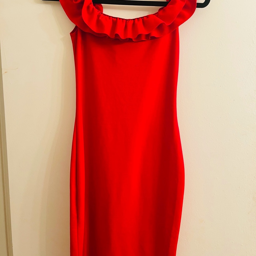 Zara MISTRESS ROCKS HERITAGE Red dress